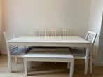 Table chaises et banc, Huis en Inrichting, Ophalen, Gebruikt, 50 tot 100 cm, Vijf personen of meer
