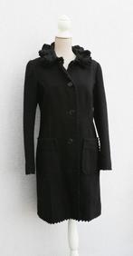 Zwarte jas van Moschino T38, Kleding | Dames, Gedragen, Moschino, Maat 38/40 (M), Ophalen of Verzenden