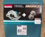 Makita cirkelzaag 5903RKX1 met bijhorende koffer,..., Bricolage & Construction, Outillage | Scies mécaniques, Comme neuf, 70 mm ou plus