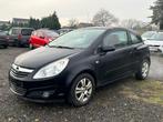 OPEL CORSA 1.2 BENZINE 2008 (ZO MEENEMEN!), Auto's, 1229 cc, Zwart, Bedrijf, Euro 4