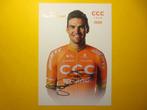 wielerkaart 2020 team ccc greg van avermaet  signe, Comme neuf, Envoi