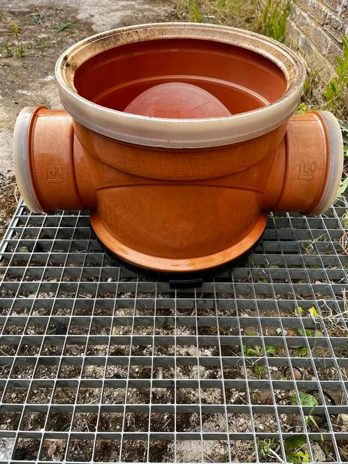 Reinigingsstuk PVC riolering Ø160/315 mm BENOR gekeurd, Doe-het-zelf en Bouw, Buizen en Afvoer, Zo goed als nieuw, Afvoer, PVC