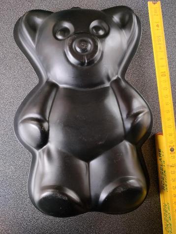 Groot zwart bakblik beer ca 30 cm, Enlèvement ou Envoi, Comme neuf