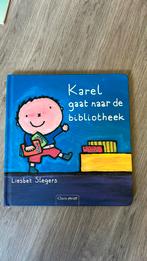 Liesbet Slegers - Karel gaat naar de bibliotheek, Ophalen, Zo goed als nieuw, Liesbet Slegers