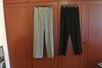 Twee Dames Pantalons grijs en zwart Maat 38, Comme neuf, Noir, Taille 38/40 (M), Enlèvement ou Envoi