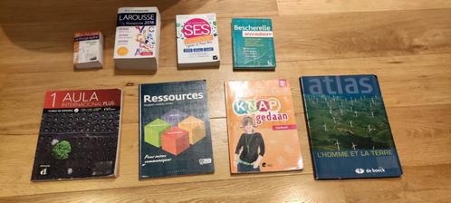 Manuels scolaires secondaires FR/NL/ES/ANG – Dictionnaires,, Boeken, Schoolboeken, Zo goed als nieuw, Frans, ASO, Ophalen