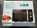 Zwarte Domo microgolfoven 900Watt - 30L - NIEUW, Elektronische apparatuur, Microgolfoven, Nieuw, Ophalen of Verzenden, Draaiplateau