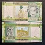 Jersey - 1 Pound 2010 - P 32a - UNC - 933(1), Postzegels en Munten, Bankbiljetten | Oceanië, Ophalen of Verzenden, Los biljet