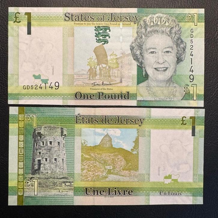 Jersey - 1 Pound 2010 - P 32a - UNC - 933(1), Postzegels en Munten, Bankbiljetten | Oceanië, Los biljet, Ophalen of Verzenden