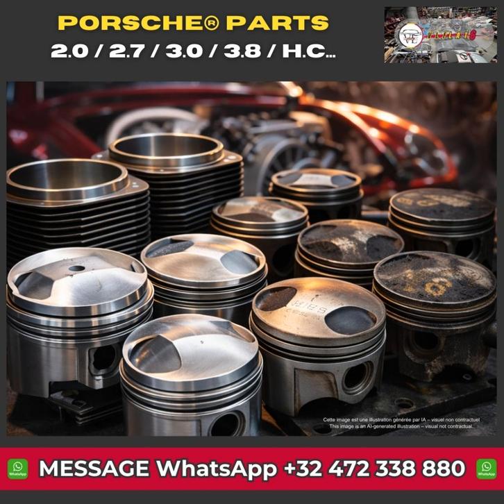 Porsche -zuigers — racen, oud en nieuw, Auto-onderdelen, Motor en Toebehoren, Oldtimer onderdelen, Porsche, Gebruikt, Ophalen