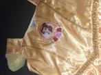 Prinsessenjurk kleed Belle Disneyland maat 122 128, Ophalen of Verzenden, Zo goed als nieuw