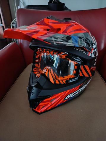 Casque scorpion Evo Air Rok Bagoros Neon Orange beschikbaar voor biedingen