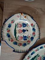 Visservies en 6 borden. Henriot Quimper, Antiek en Kunst, Ophalen