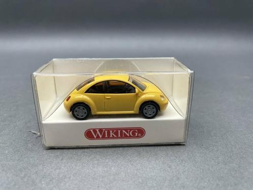 VW New Beetle Yellow 1/87 HO WIKING Germany Neuve + Boite, Hobby en Vrije tijd, Modelauto's | 1:87, Nieuw, Auto, Wiking, Ophalen of Verzenden