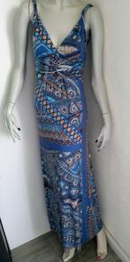 Robe longue Spirituel taille 36, Taille 36 (S), Bleu, Porté, Sous le genou