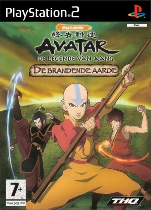 PS2 Avatar: De Legende van Aang - De Brandende Aarde, Games en Spelcomputers, Games | Sony PlayStation 2, Gebruikt, Ophalen of Verzenden