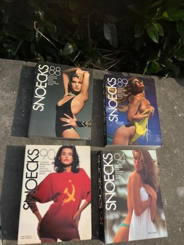 4 SNOECKS KALENDER 1988 1989 1990 1994 beschikbaar voor biedingen