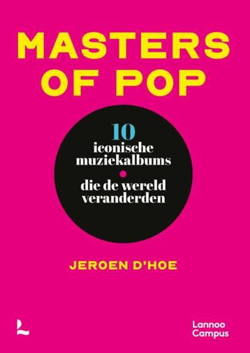 boek: masters of pop- Jeroen D'Hoe; SPLINTERNIEUW beschikbaar voor biedingen