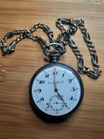zakhorloge zilver Tavannes dia 6 cm, Handtassen en Accessoires, Horloges | Antiek, Ophalen, Zilver, Zakhorloge