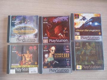 PS1 games/spellen lot beschikbaar voor biedingen