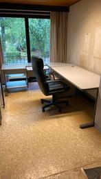 Zeer degelijk groot bureau met bureaustoel en 2 kasten, Huis en Inrichting, Bureaus, Ophalen, Bureau