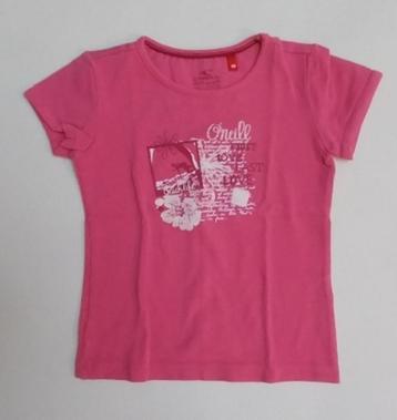 Roze t-shirt van O'Neill (maat 98) beschikbaar voor biedingen