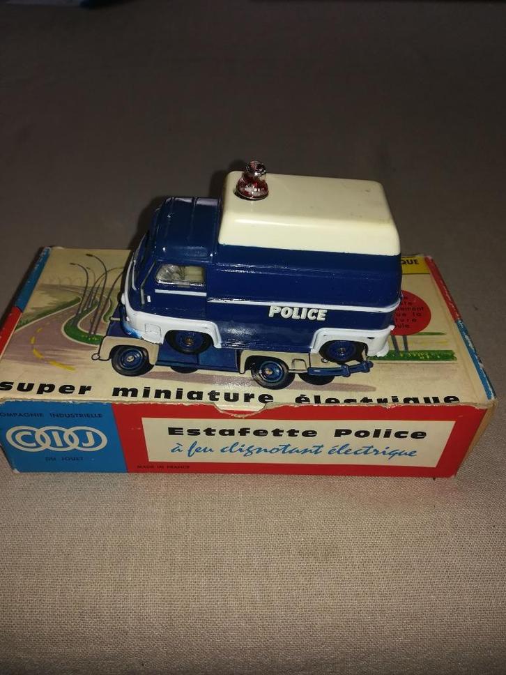 CIJ Renault Estafette Police, Hobby en Vrije tijd, Modelauto's | 1:43, Gebruikt, Overige typen, Overige merken, Ophalen of Verzenden