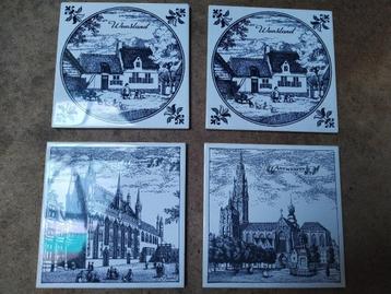 4 oude tegels, Doe-het-zelf en Bouw, Tegels, Ophalen of Verzenden, Nieuw
