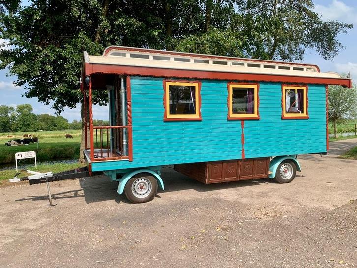 Salonwagen /woonwagen te koop, Caravans en Kamperen, Overige Caravans en Kamperen, Gebruikt, Ophalen