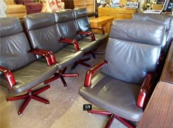 vintage KNOLL designer bureau - besprekingsstoelen stukprijs beschikbaar voor biedingen