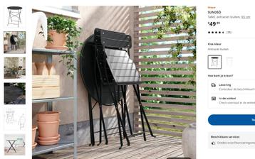 Set Tuintafel + 2 stoelen, lichtgrijs, metaal PERFECTE STAAT, Tuin en Terras, Ophalen, Nieuw, Rond, Metaal