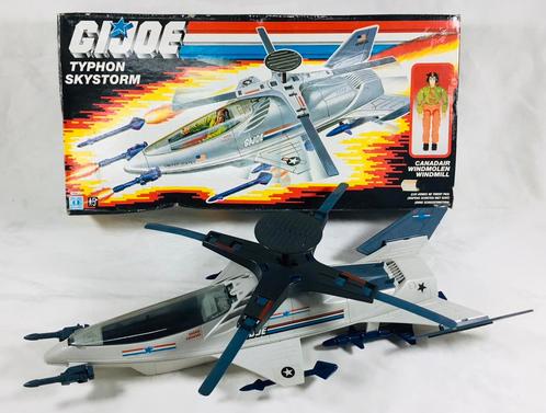 GI JOE Typhon skystorm helicopter Pawtucket 1988 Hasbro, Kinderen en Baby's, Speelgoed | Actiefiguren, Gebruikt, Ophalen of Verzenden