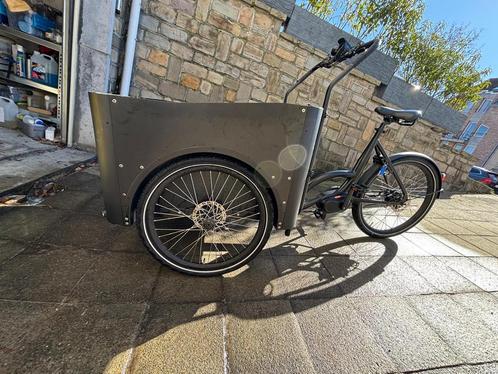 Elektrische bakfiets KidsCab, Fietsen en Brommers, Fietsen | Bakfietsen, Zo goed als nieuw, 3 kinderen, Elektrisch, Huif, Ophalen