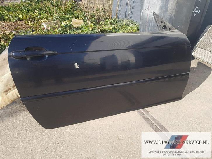 BMW M3 E46 coupe deur rechts voor carbon zwart portier, Auto-onderdelen, Carrosserie, Deur, BMW, Gebruikt, Ophalen