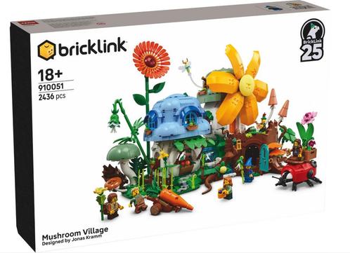 Lego Bricklink 910051 Paddenstoelendorp, Kinderen en Baby's, Speelgoed | Duplo en Lego, Nieuw, Lego, Complete set, Ophalen