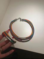 Set Victoria juwelen – ketting & armband, Handtassen en Accessoires, Kettingen, Ophalen, Zo goed als nieuw, Blauw