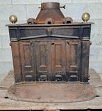 Poêle à bois en fonte, Enlèvement, Utilisé, Bois, Autoportant