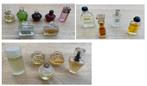 Vintage Miniatuur flesjes Dior, Lancôme, Armani, Ophalen of Verzenden, Miniatuur, Gevuld