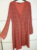 Roestbruine jurk, Kleding | Dames, Ophalen of Verzenden, Zo goed als nieuw, Maat 42/44 (L)