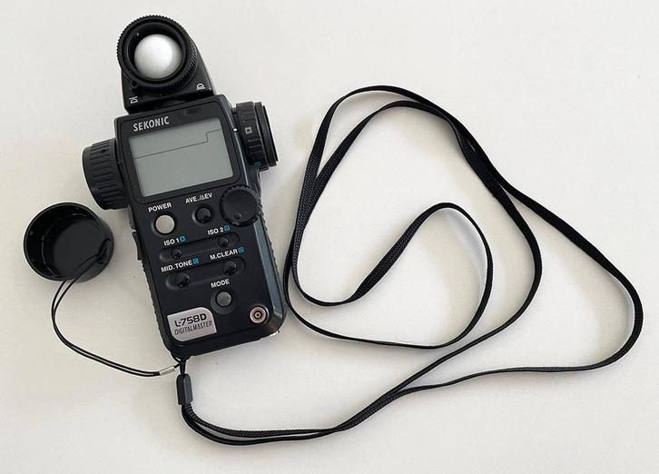 Sekonic lightmeter L-758D Digital Master, Verzamelen, Foto-apparatuur en Filmapparatuur, Overige typen, 1980 tot heden, Ophalen
