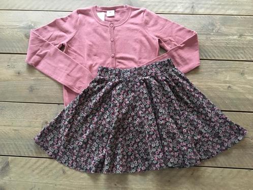 HEMA & GYMP, rok en roze vest maat 146 - 152, Kinderen en Baby's, Kinderkleding | Maat 152, Zo goed als nieuw, Meisje, Jurk of Rok