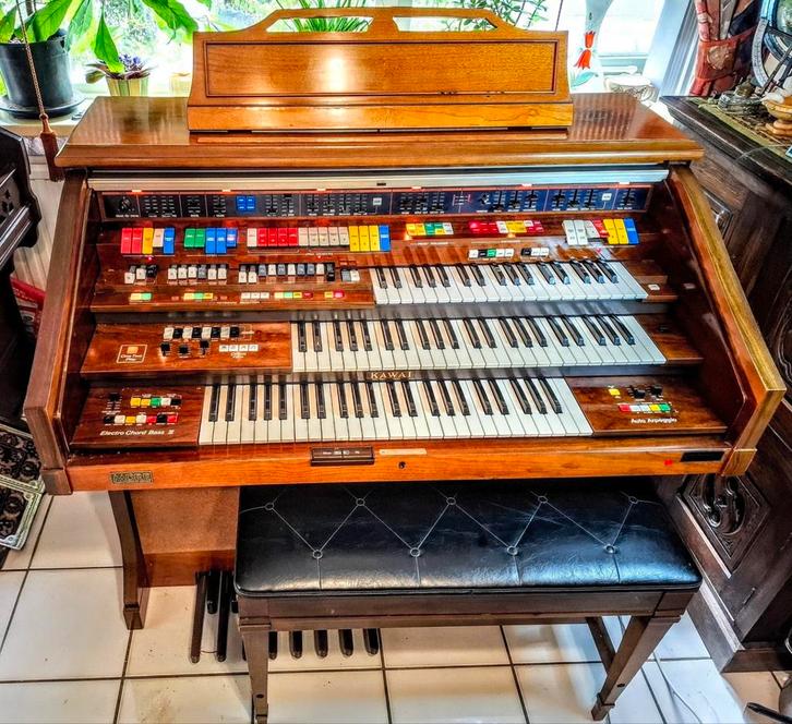 KAWAI DX900 avec SYNTHÉTISEUR, Musique & Instruments, Orgues, Comme neuf, Orgue, 3 claviers, Enlèvement ou Envoi