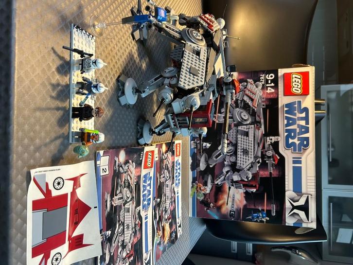 Lego star wars 7675 AT-TE walker, Kinderen en Baby's, Speelgoed | Duplo en Lego, Zo goed als nieuw, Lego, Complete set, Ophalen of Verzenden
