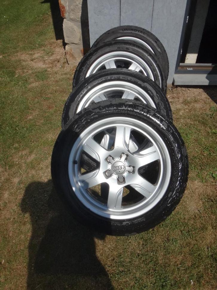 Audi-banden en velgen, Auto-onderdelen, Banden en Velgen, Banden en Velgen, Winterbanden, 17 inch, 225 mm, Gebruikt, Ophalen