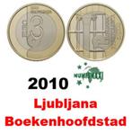 3 euros Slovénie 2010 Ljubljana Capitale du Livre, Slovénie, Enlèvement ou Envoi