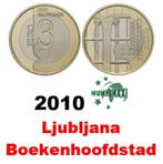 3 euro Slovenië 2010 Ljubljana Boekenhoofdstad, Ophalen of Verzenden, Slovenië