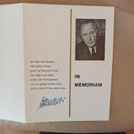 En mémoire de Konrad Adenauer avec timbres, Collections, Enlèvement ou Envoi