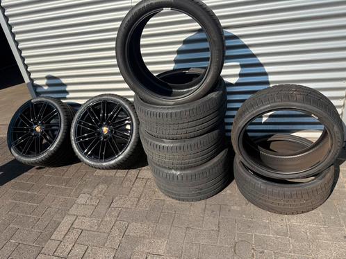 Velgenset voor porsche 991 carrera 2 of s 20 inch+banden, Auto-onderdelen, Banden en Velgen, Band(en), 20 inch, Ophalen