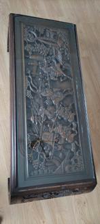 Oude brocante salontafel, afkomst Indonesië, Antiquités & Art, Antiquités | Bronze & Cuivre, Enlèvement ou Envoi