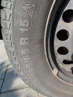 Winterbanden Continental 195/65R15 met velgen voor VW Golf 6, Auto-onderdelen, Ophalen, Gebruikt, Banden en Velgen, Winterbanden